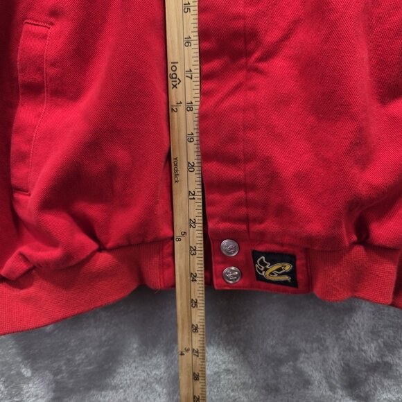 Vintage Dale Earnhardt Jr. Racing Jacket Youth Boys Size 18/20 XL Red Button Up - Picture 13 of 15